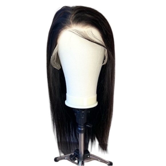 Nesmon Natural Black Remy Human Hair HD Lace Front 22 Inch Wig - Picture 1 of 16